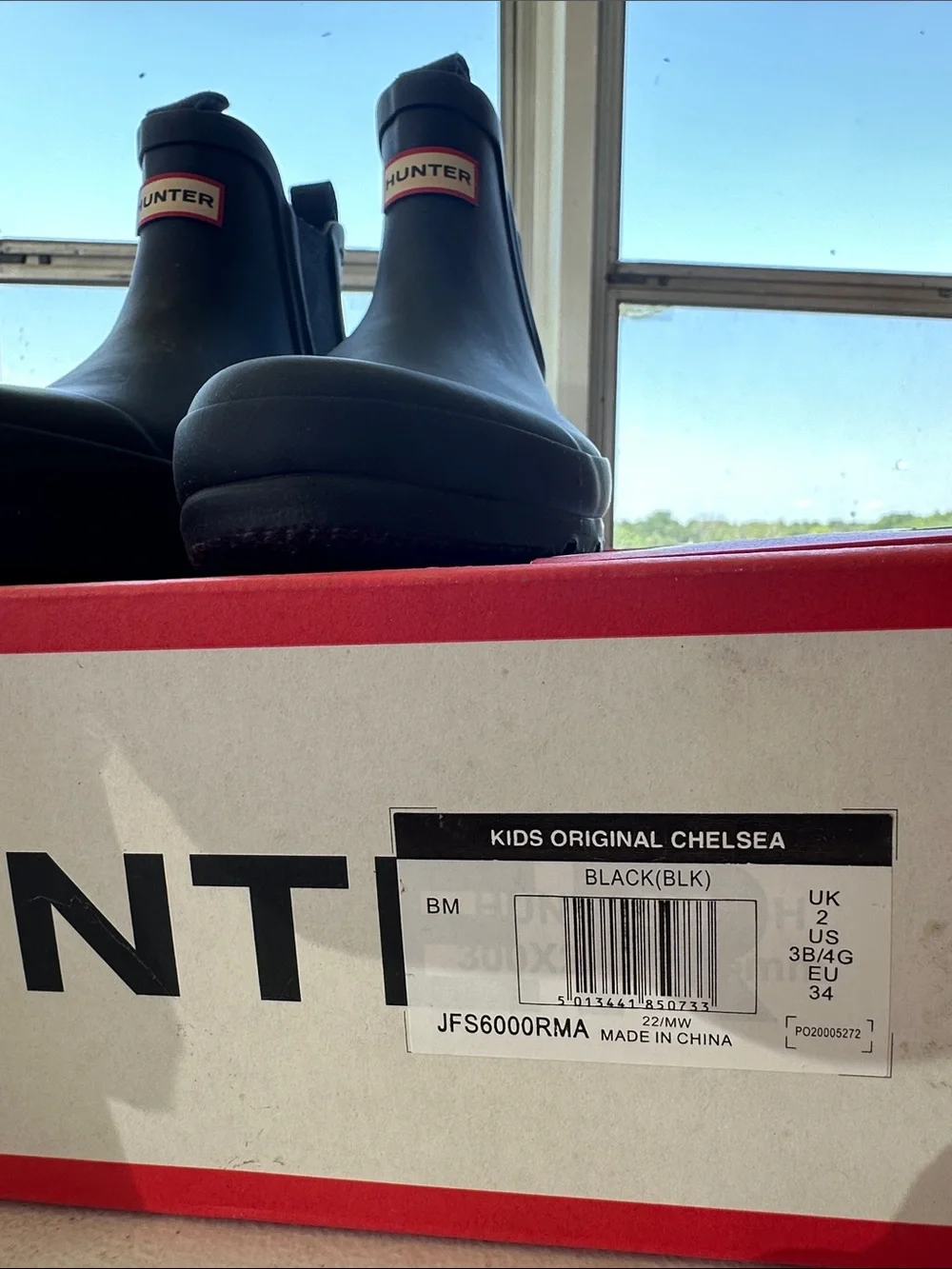 Hunter Rain Boots- Chelsea- Black